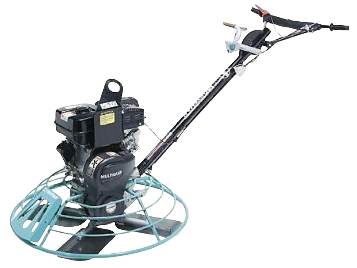 36′′ 4-blade, Honda GX160 Engine, 4.8HP, Min 60-115 Max RPM blade speed. Our most popular mid-size trowel. Reliability and performance are trademarks of this industry-proven trowel.