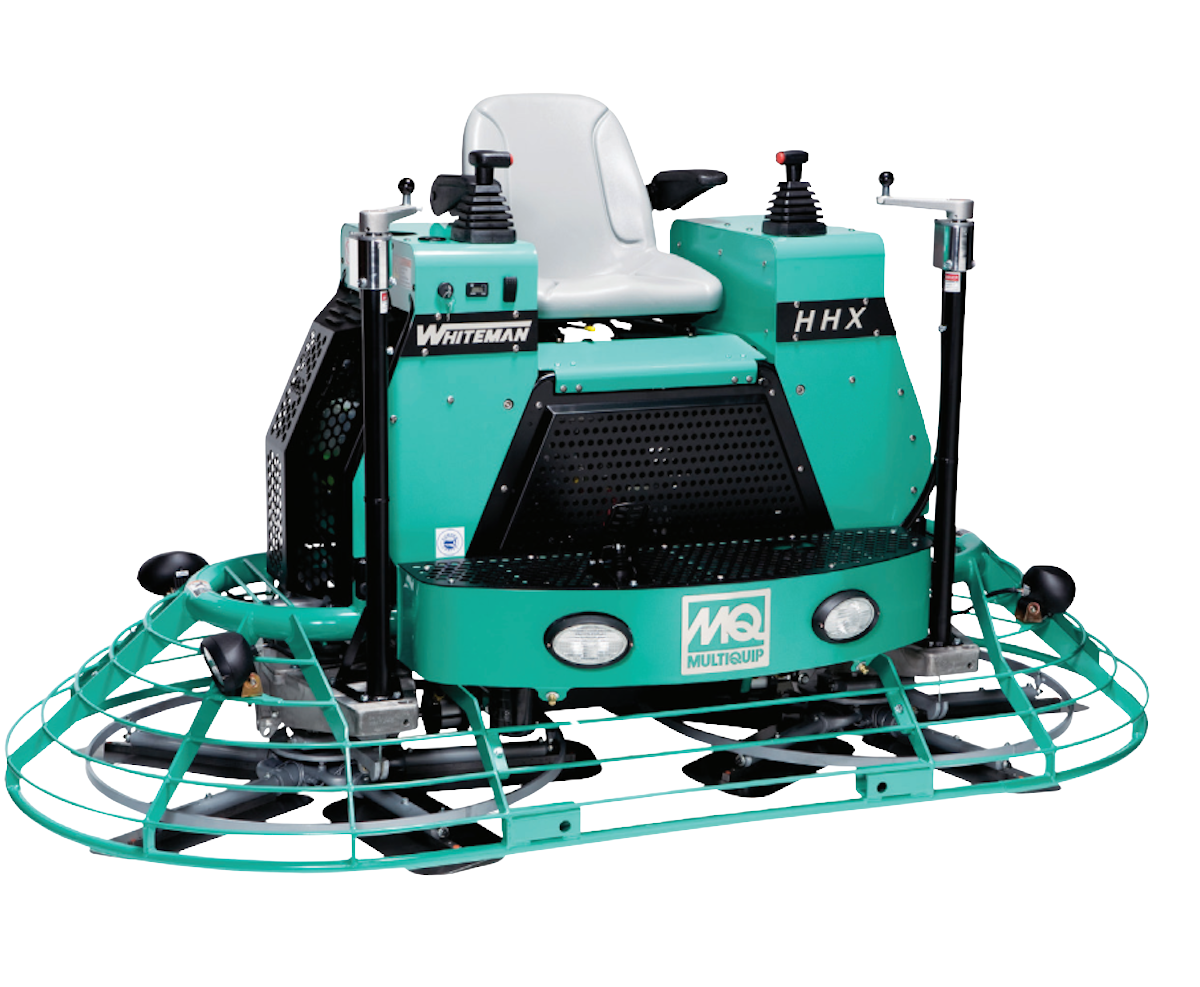 The HHX series Dual Fuel Ride-on Trowel delivers all the features contractors demand plus the additional option of running on LPG