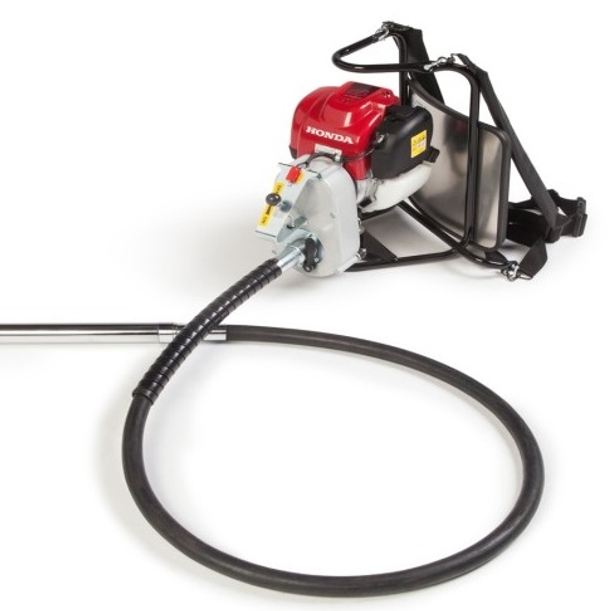 Lievers P14B Back Pack Concrete Poker Petrol Honda GX35 and Flex/Hose