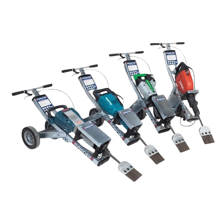 JHT-U (Universal) - Jackhammer Trolley - Floor Tile Remover Bosch GSH16, Dewalt D25901K-XE, Hilti 1000, Hilti 1500, Hitachi H65, Makita HM1307, Matika HM1317
