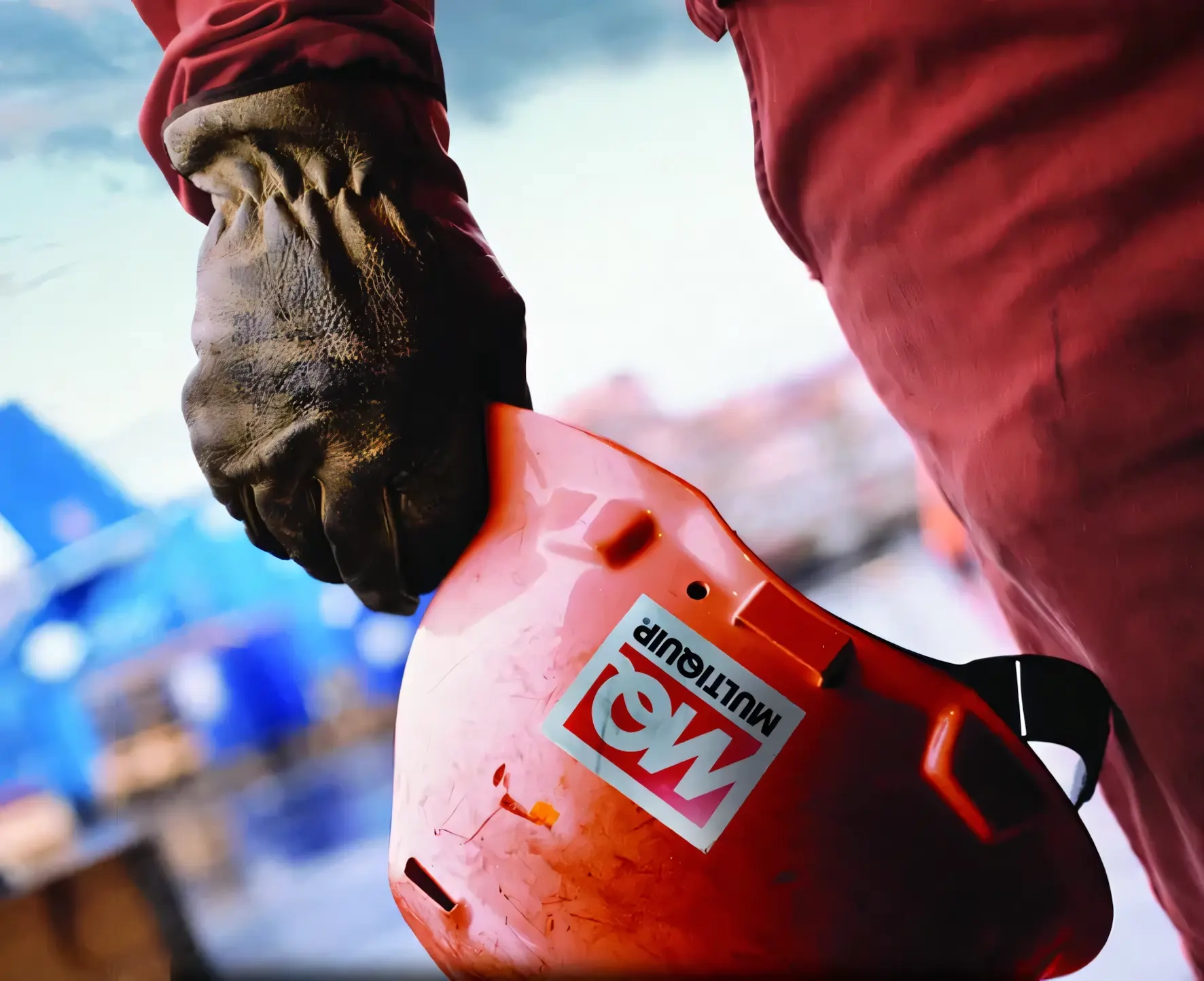 Helmet with MQ Logo