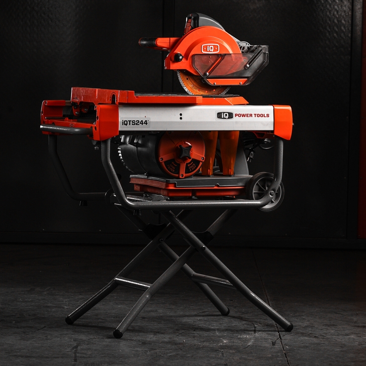 iQTS244 Waterless Tile Saw 24" Rip x 18" Diagonal Cut 240/110V