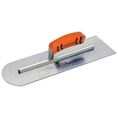 Round Front / Square Back Carbon Steel Cement Trowel