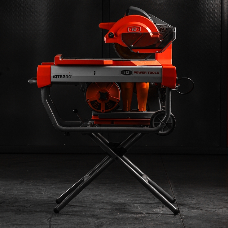 iQTS244 Waterless Tile Saw 24" Rip x 18" Diagonal Cut 240/110V
